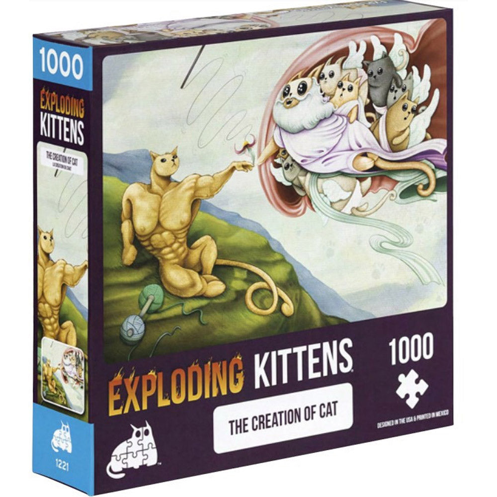 Exploding Kittens The Creation of Cat Puzzle 1000pc