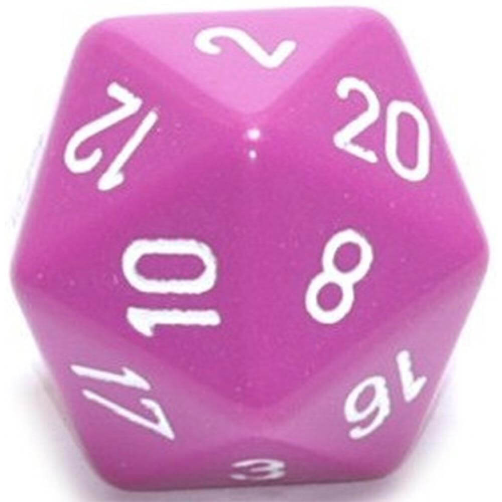 DICE D20 OPAQUE (34MM)