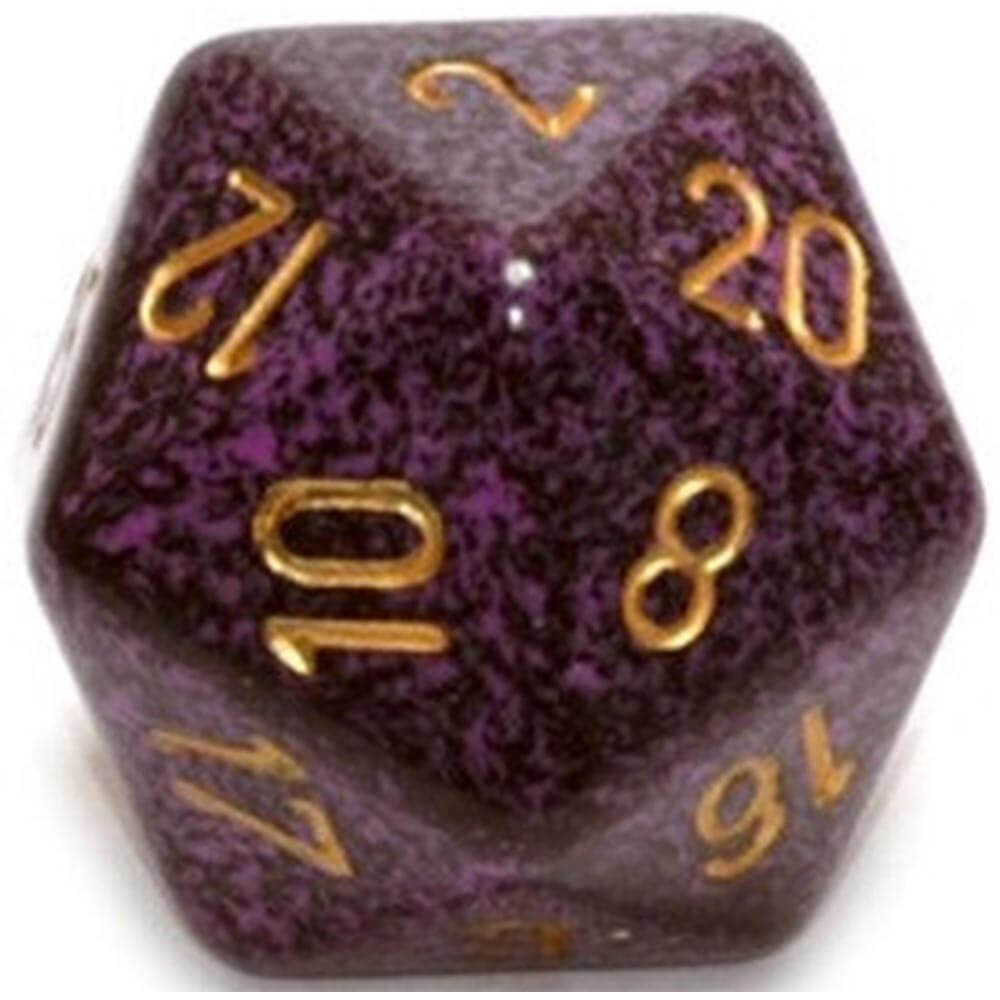 D20 Kości nakrapiane (34 mm)