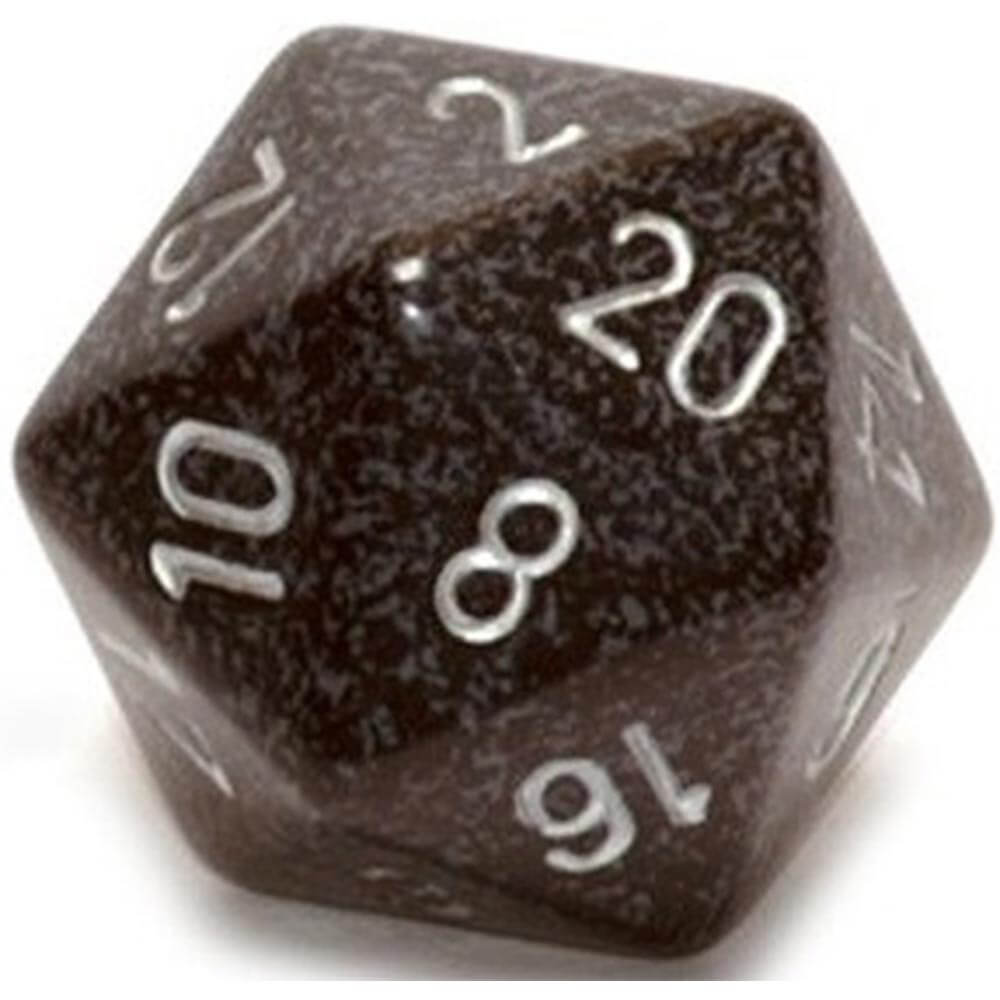 D20 terninger plettet (34 mm)