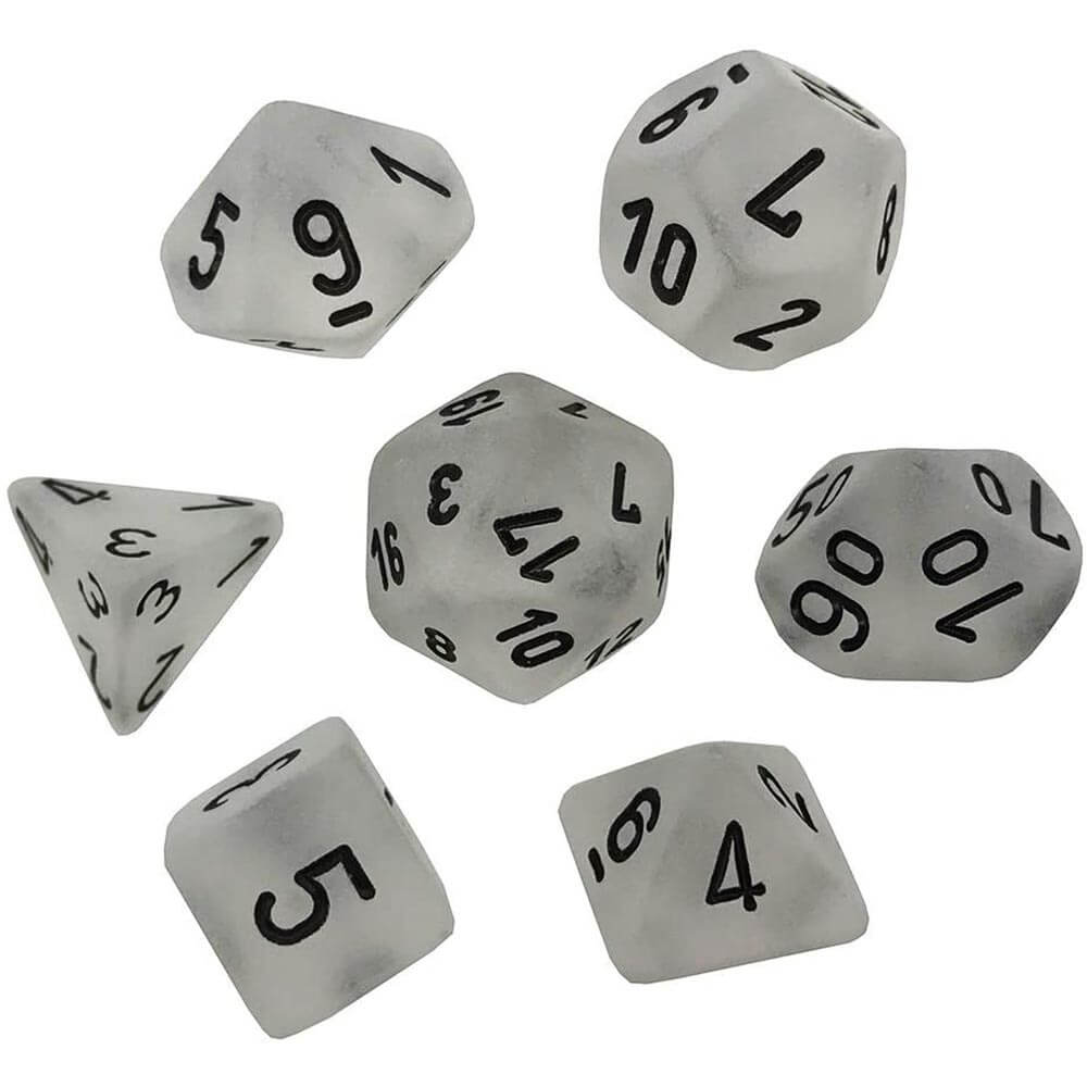 D7 Die Dice Dice Frosted Poly (7 dados)