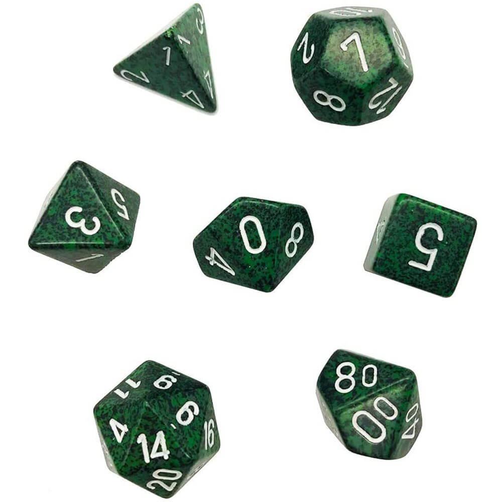 D7 Die Set Dice Speckled Poly (7 Dice)