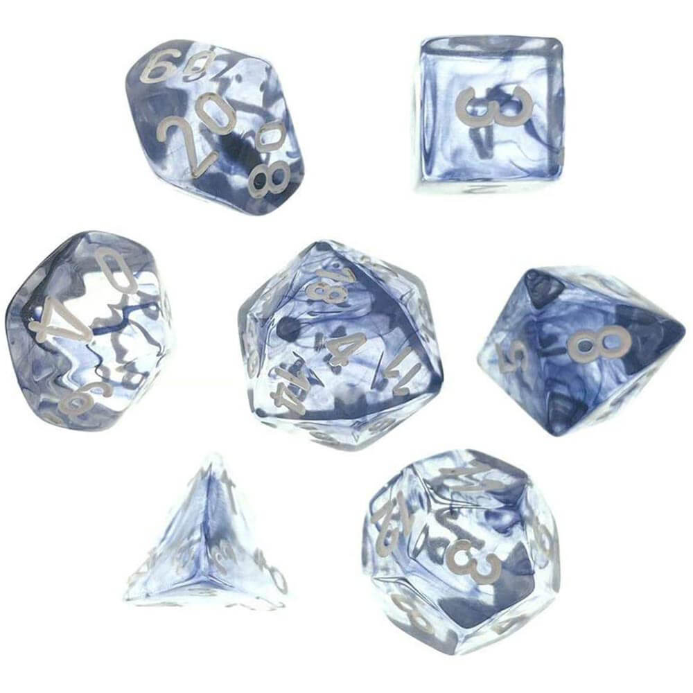 D7 Die Set Dice Nebula poliédrica (7 dados)