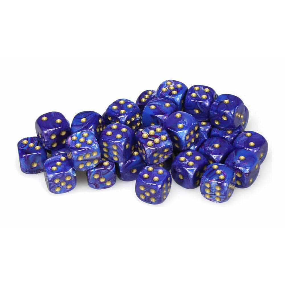 D6 DICE Lustrous 12mm (36 DICE)