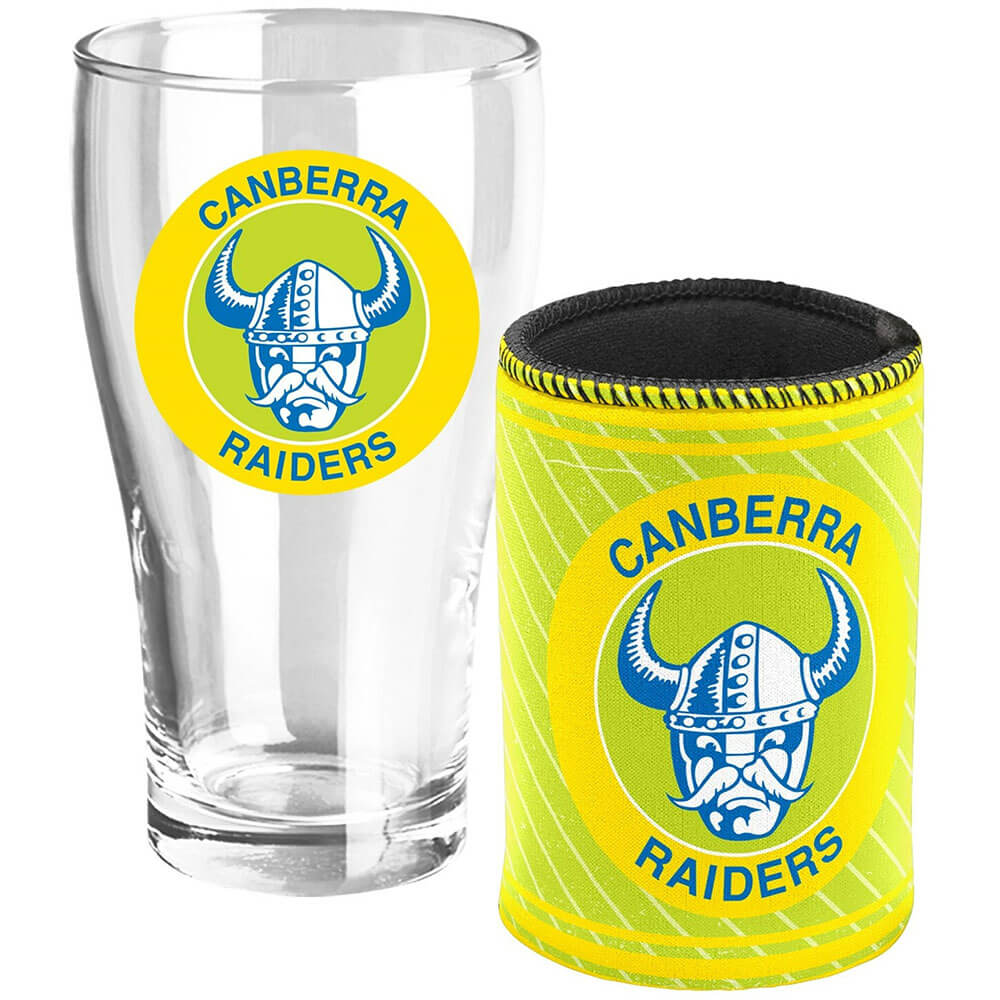  NRL Heritage Pint-Glas und Dosenkühler