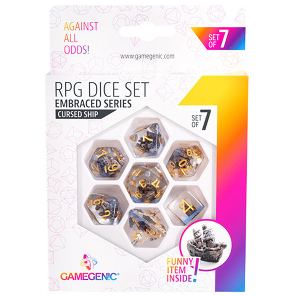 GameGenic Abrazed Series RPG Dice Set 7pcs