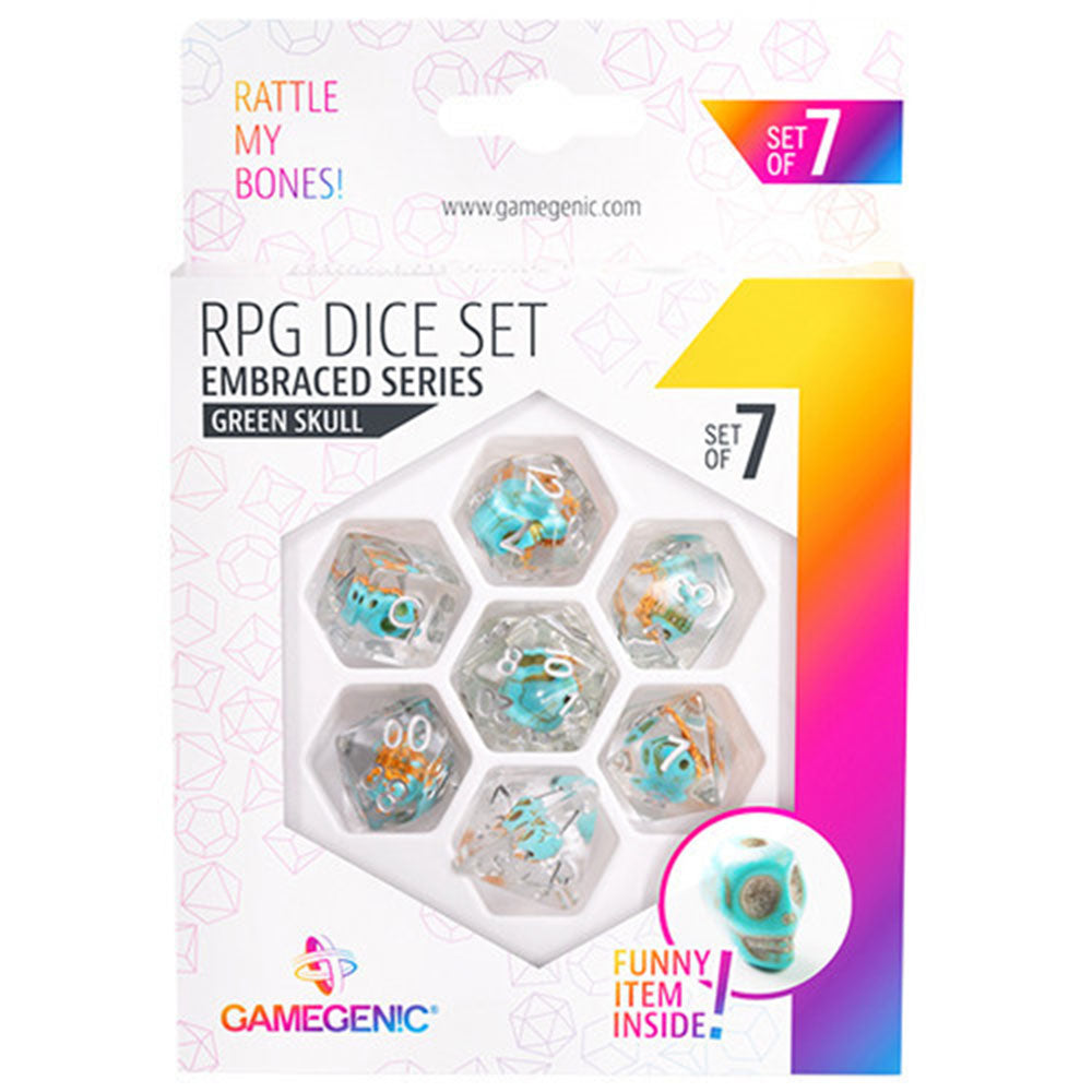 GameGenic Abrazed Series RPG Dice Set 7pcs