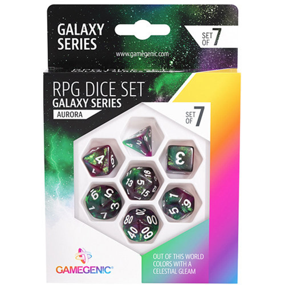 Gamegenic Galaxy Series RPG Dice Set 7pcs