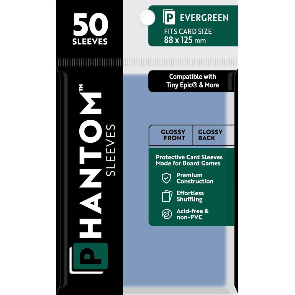 Evergreen Phantom Sleeves 50pcs（88x125mm）