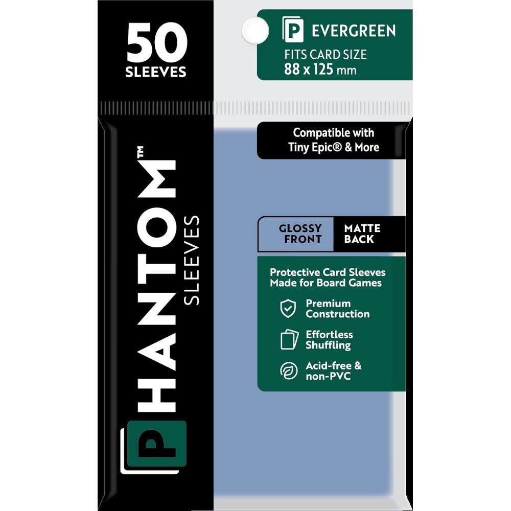 Evergreen Phantom Sleeves 50pcs（88x125mm）