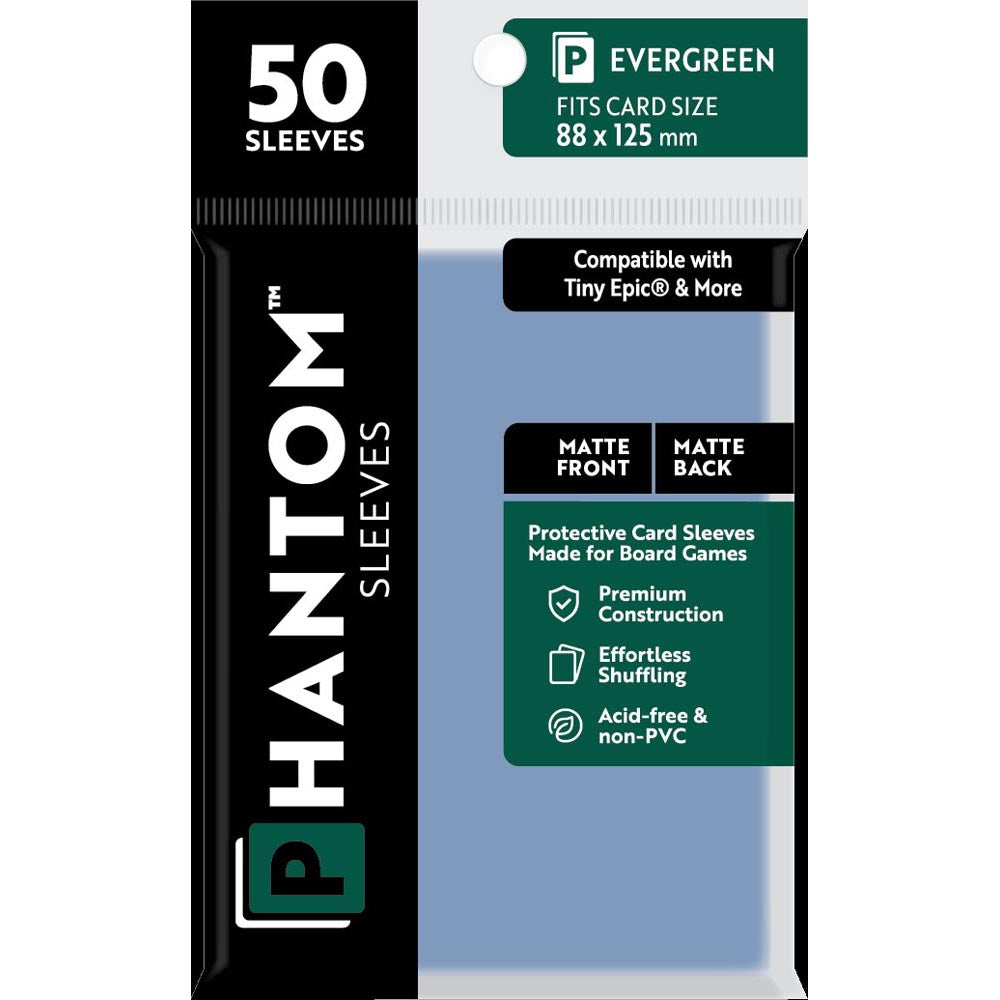 Evergreen Phantom Sleeves 50pcs（88x125mm）