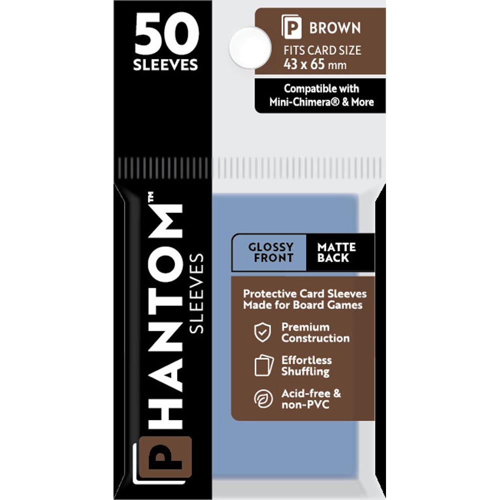 Brown Phantom Sleeves 50pcs (43x65mm)