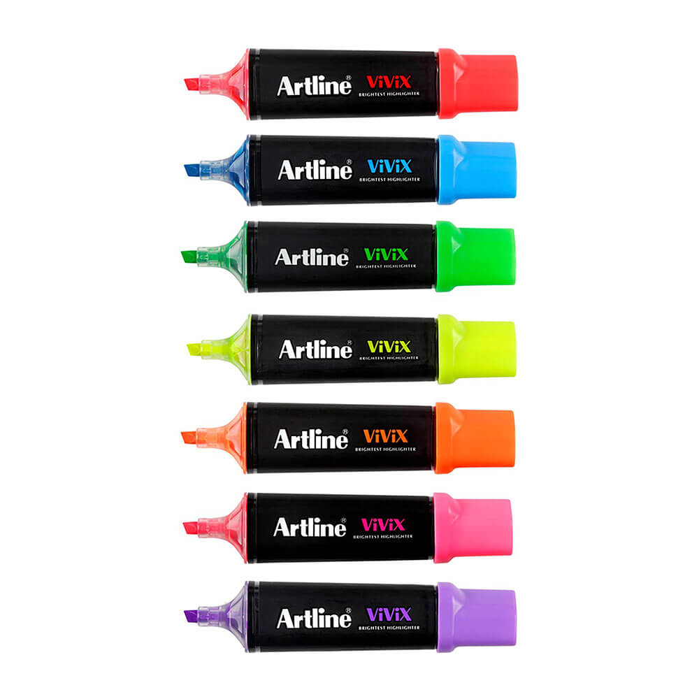 Artline Vivix Highlighter Assorted