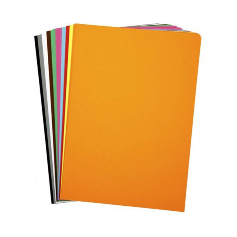 Rainbow Cover Paper 125GSM assortert (250pk)