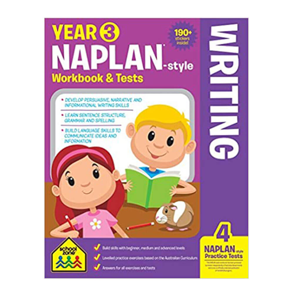 Schoolzone Naplan Year 3 Clain de travail et tests