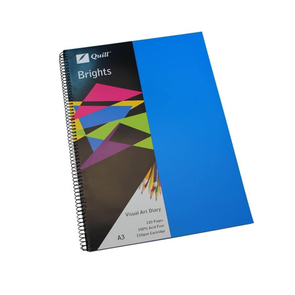 Quill Brights Visual Art Diary A3 (60 foglie)