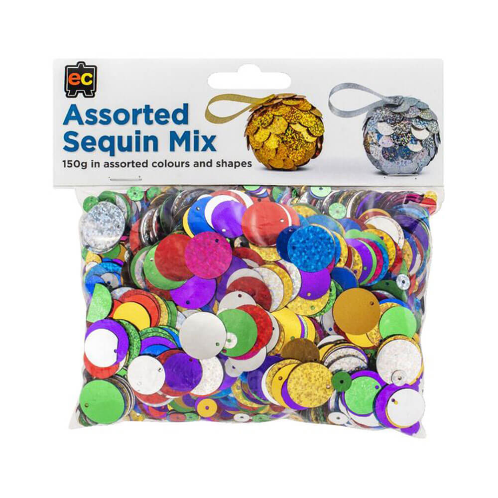 EC Embossed Sequins 150g Assorted