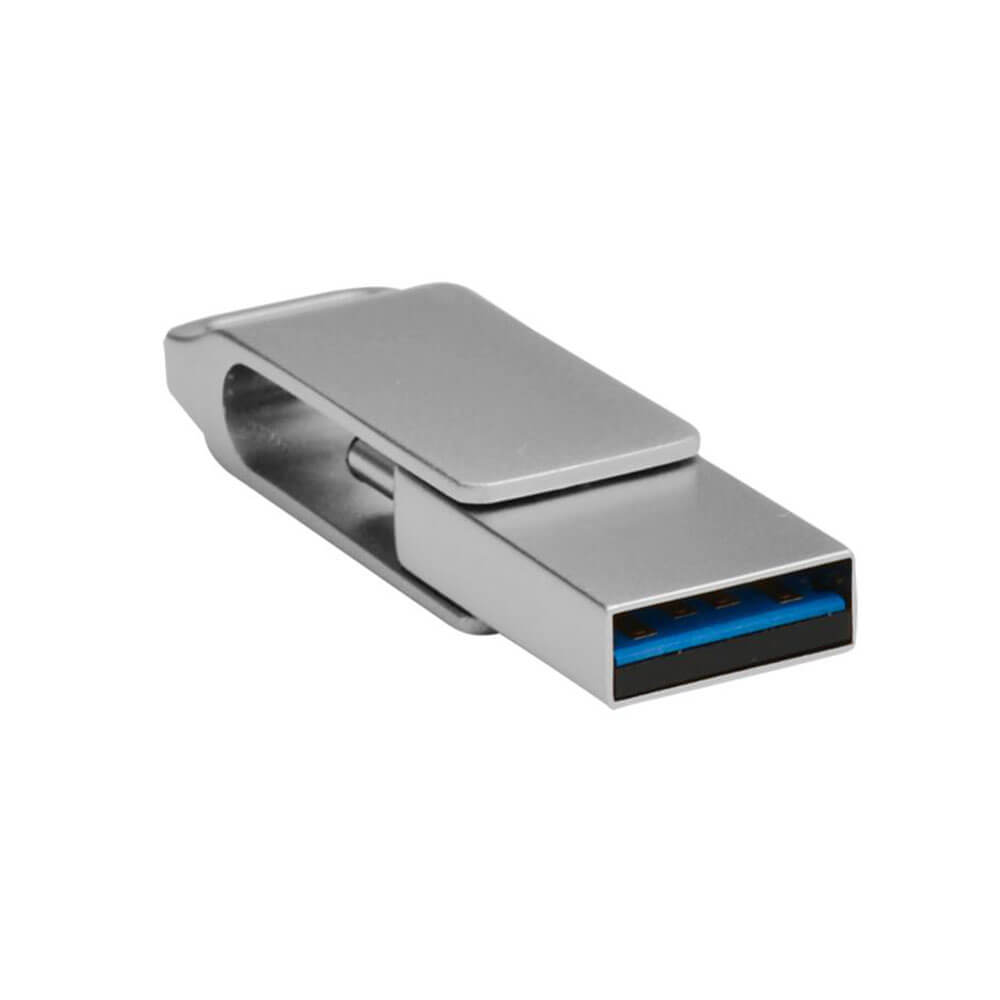 Shintaro USB-C i USB-A Pocket Disk napęd (srebrny)