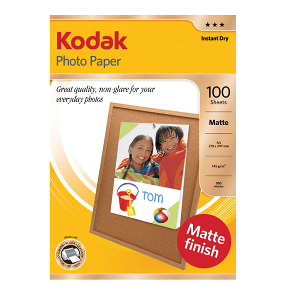 Kodak quotidiani della carta fotografica opaca (100pk)