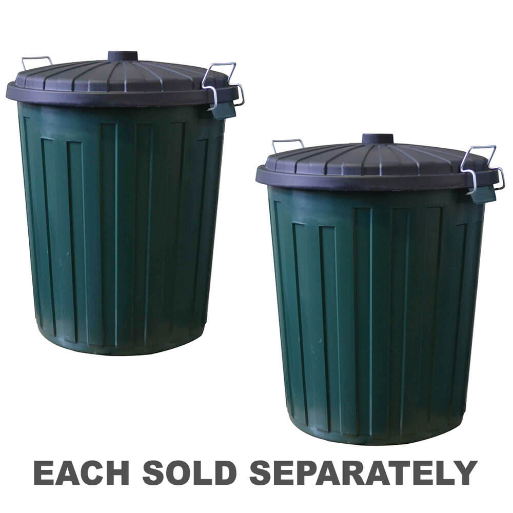 Italplast Garbage Bin Green/Black