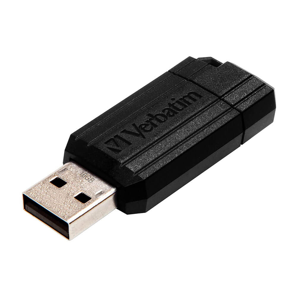 Verbatim Store'n'go 'pinstripe USB Drive (svart)