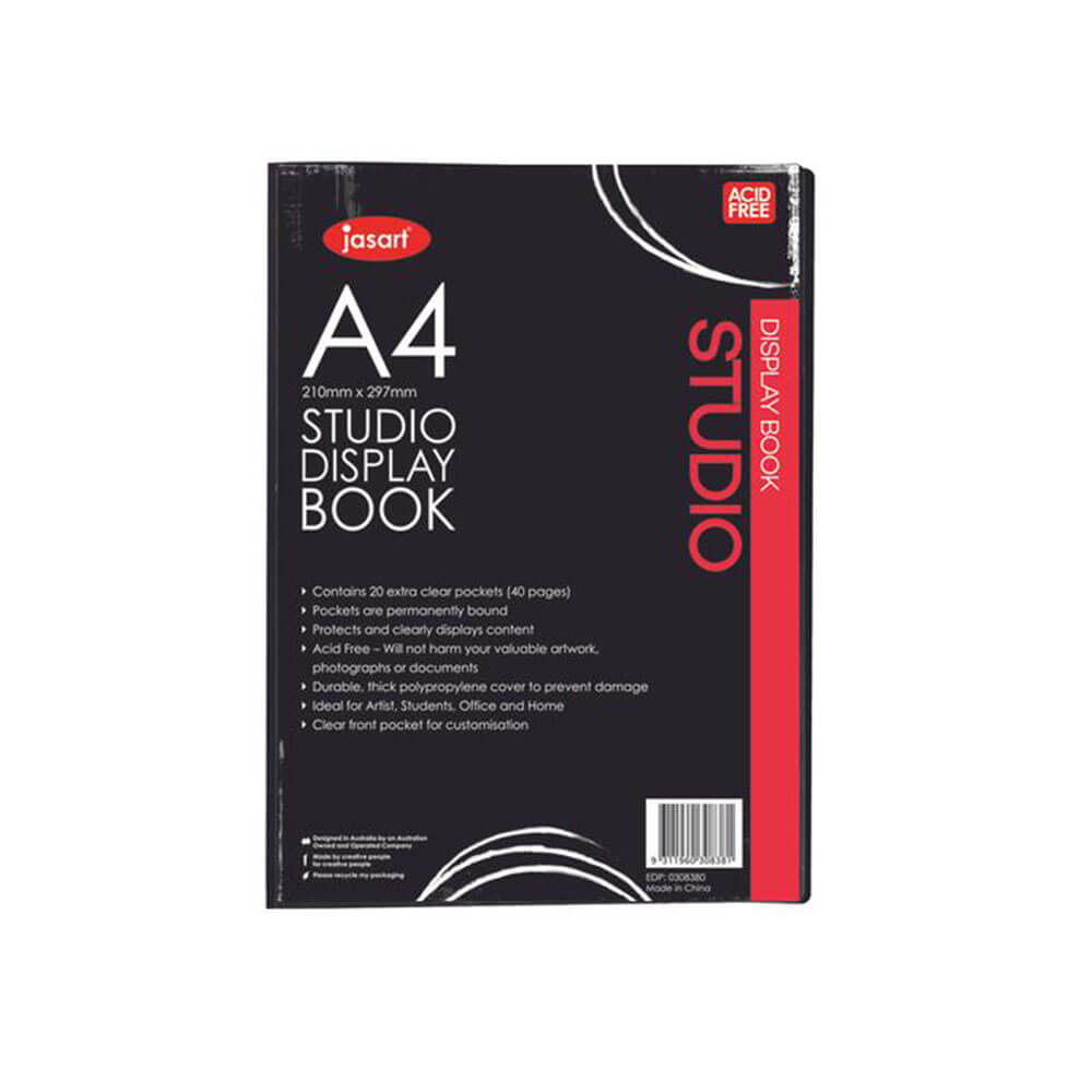 Jasart Display Book Black (20 páginas)