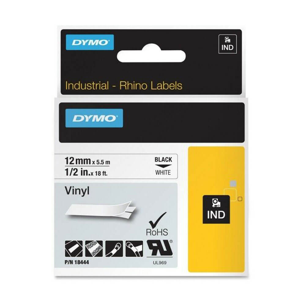 Dymo Tape Label wit (12mmx5,5 m)