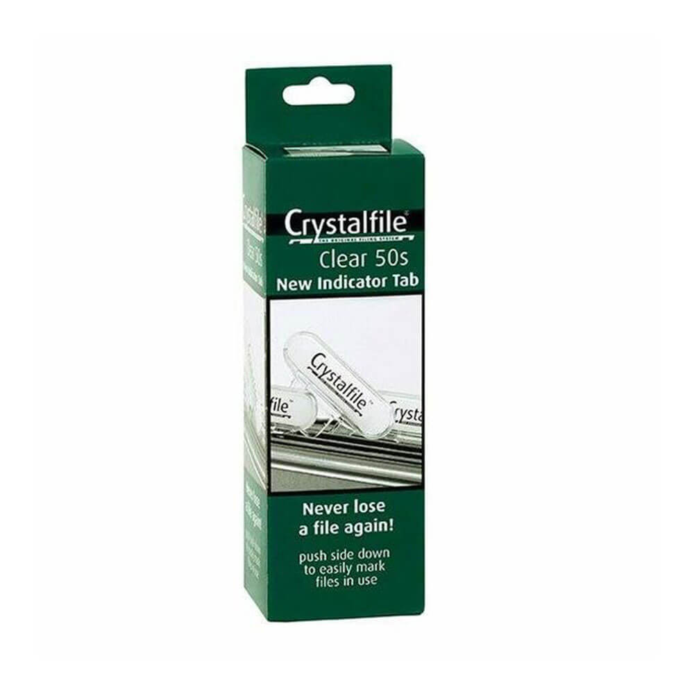 CrystalFile Index -faner Fjern 50pk