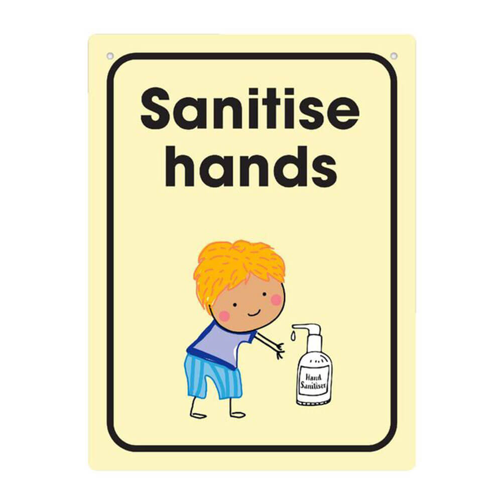 Durus gebruik hand sanitiser wandteken (225x300 mm)