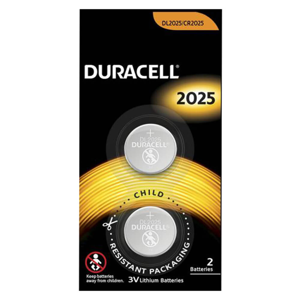 Duracell Lithium Button Batteries (2pk)