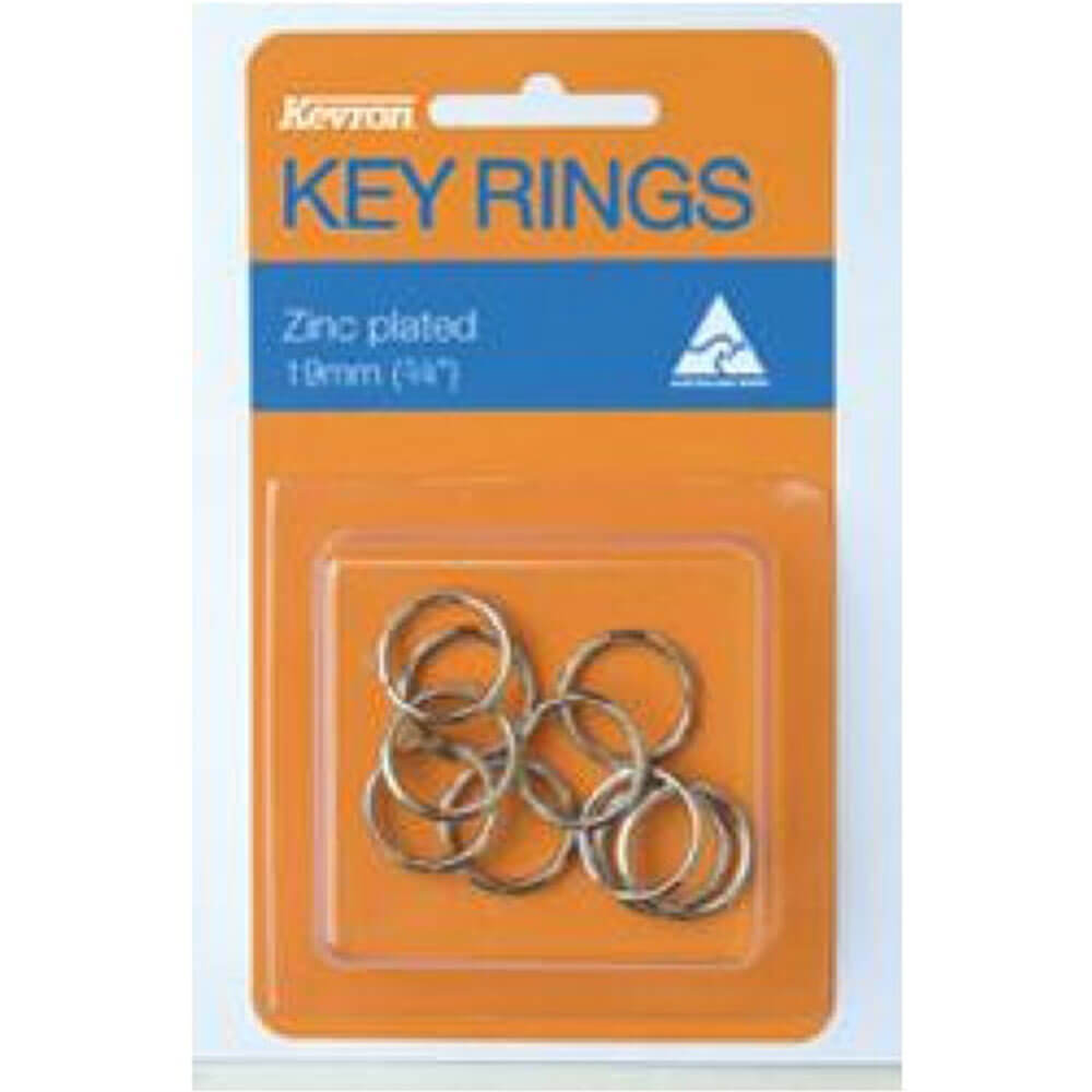 Kevron Key Anneaux 19 mm (10pk)