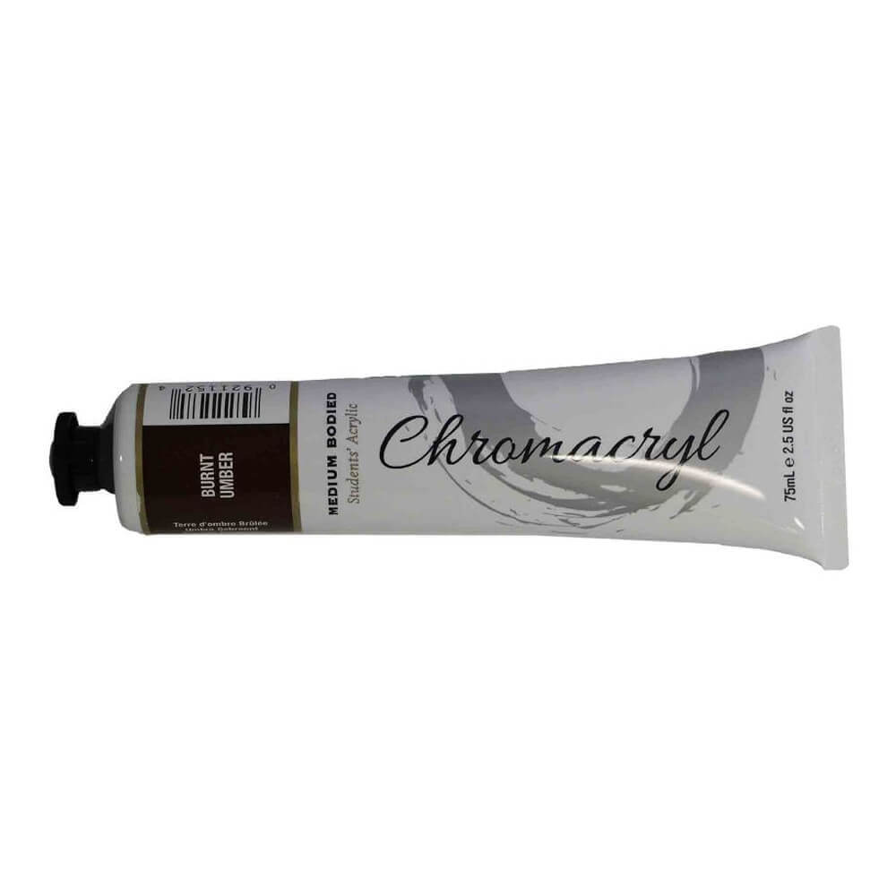 Pintura acrílica dos alunos de cromacryl 75ml