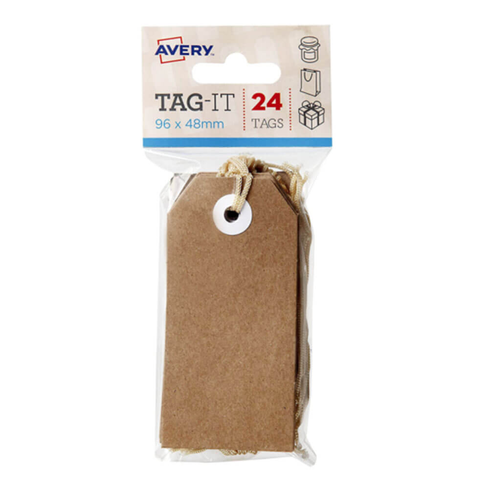 Avery Tagis z ciągami 24pk (96x48 mm)