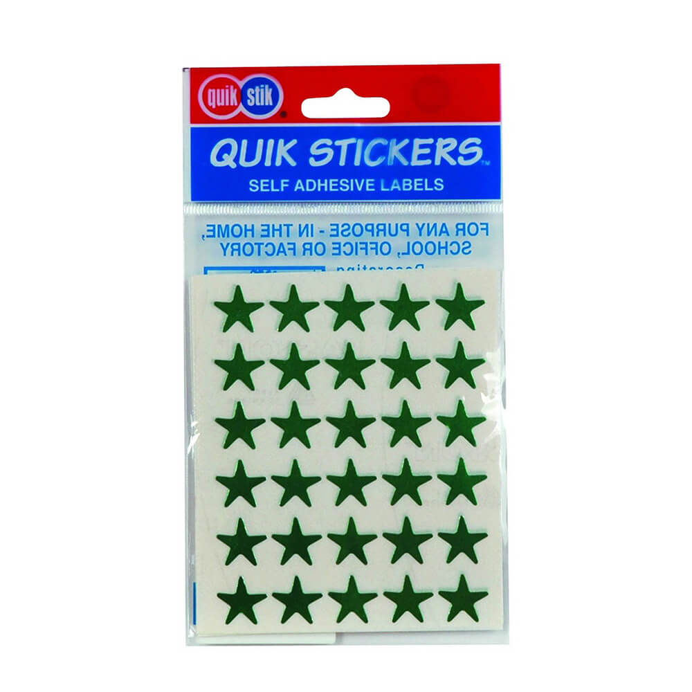 Quik Stik Stars Etichetta (confezione di 10)