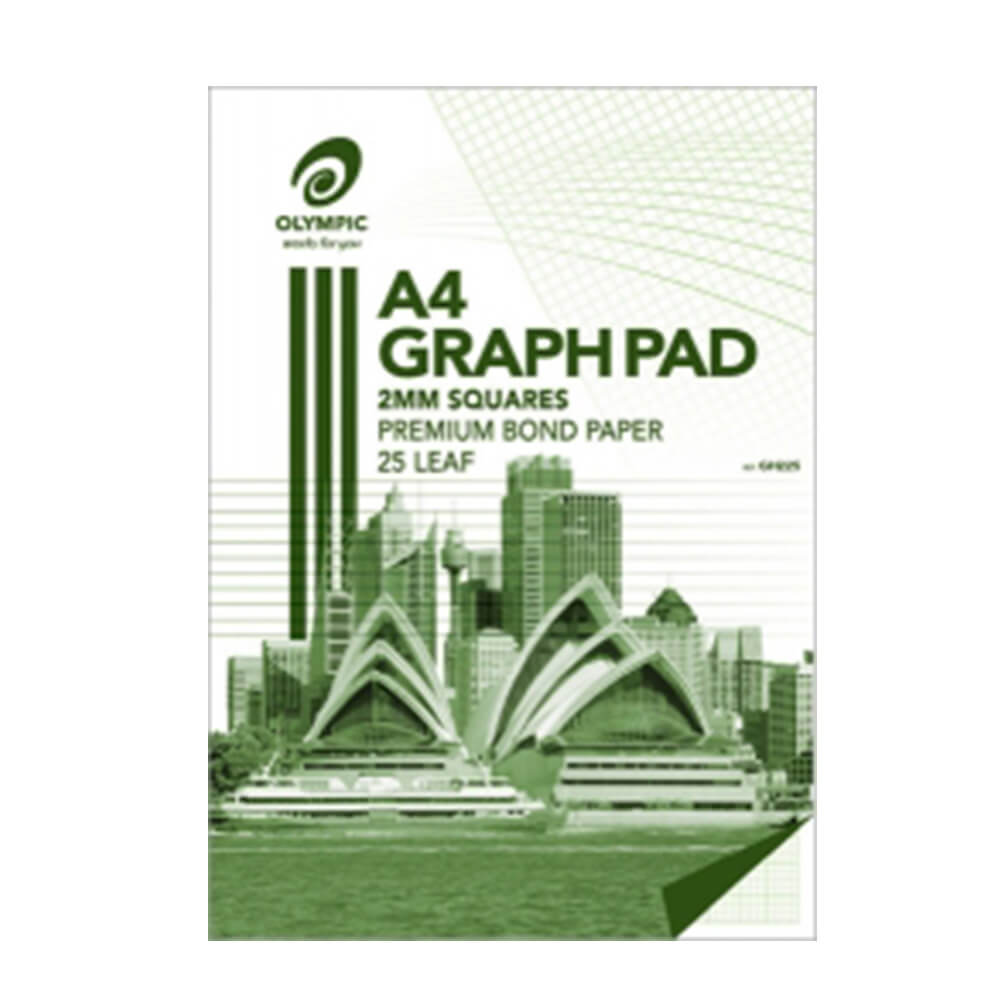 Graph pad al grafico imbottito Top A4 Olympic A4 5PK (25 foglie)