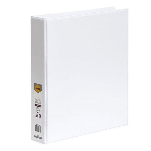 Marbig Clearview A4 3D-Ring Insert Binder 38mm