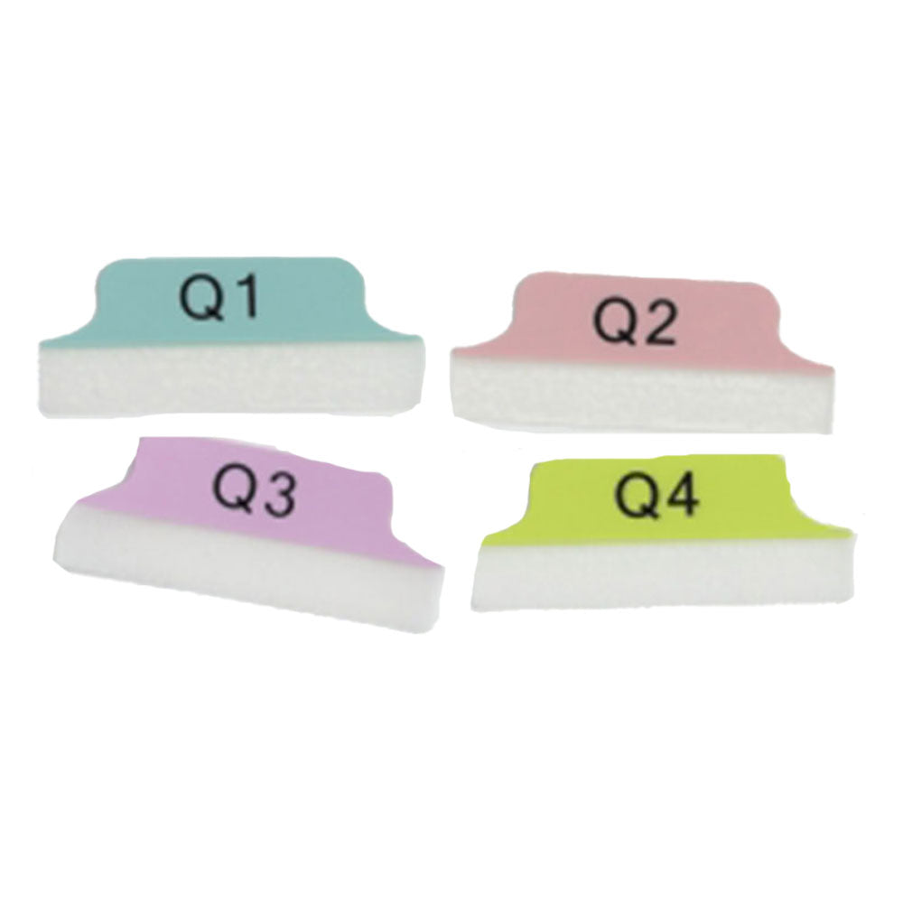 Marginkvarter Q1-Q4 Tabs 24pcs (64x26mm)