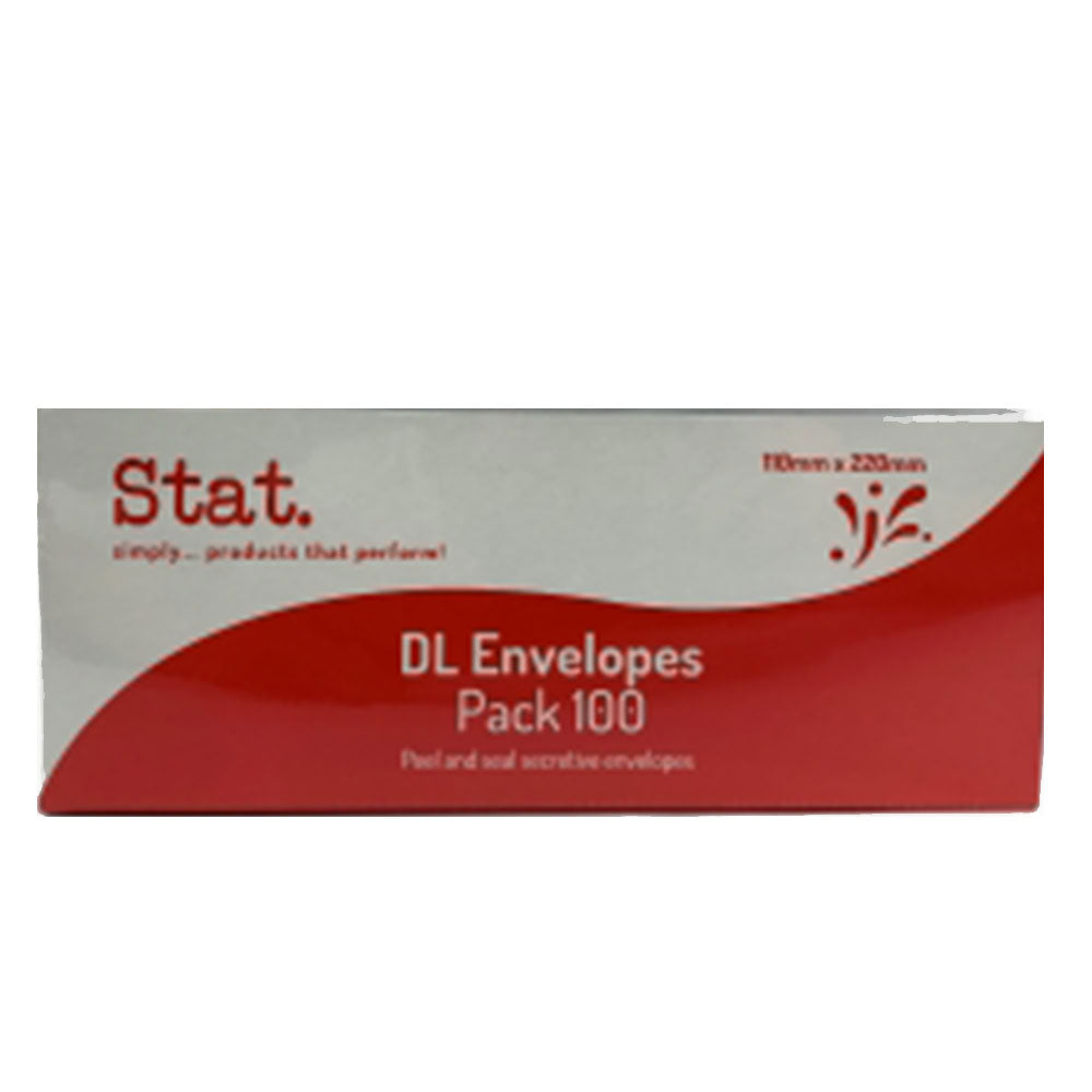 Stat Peel＆Seal Secretive Envelopes 100pcs