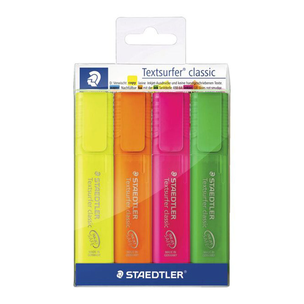 Staedtler Textsurfer Rainbow Highlighter (Pack of 4)