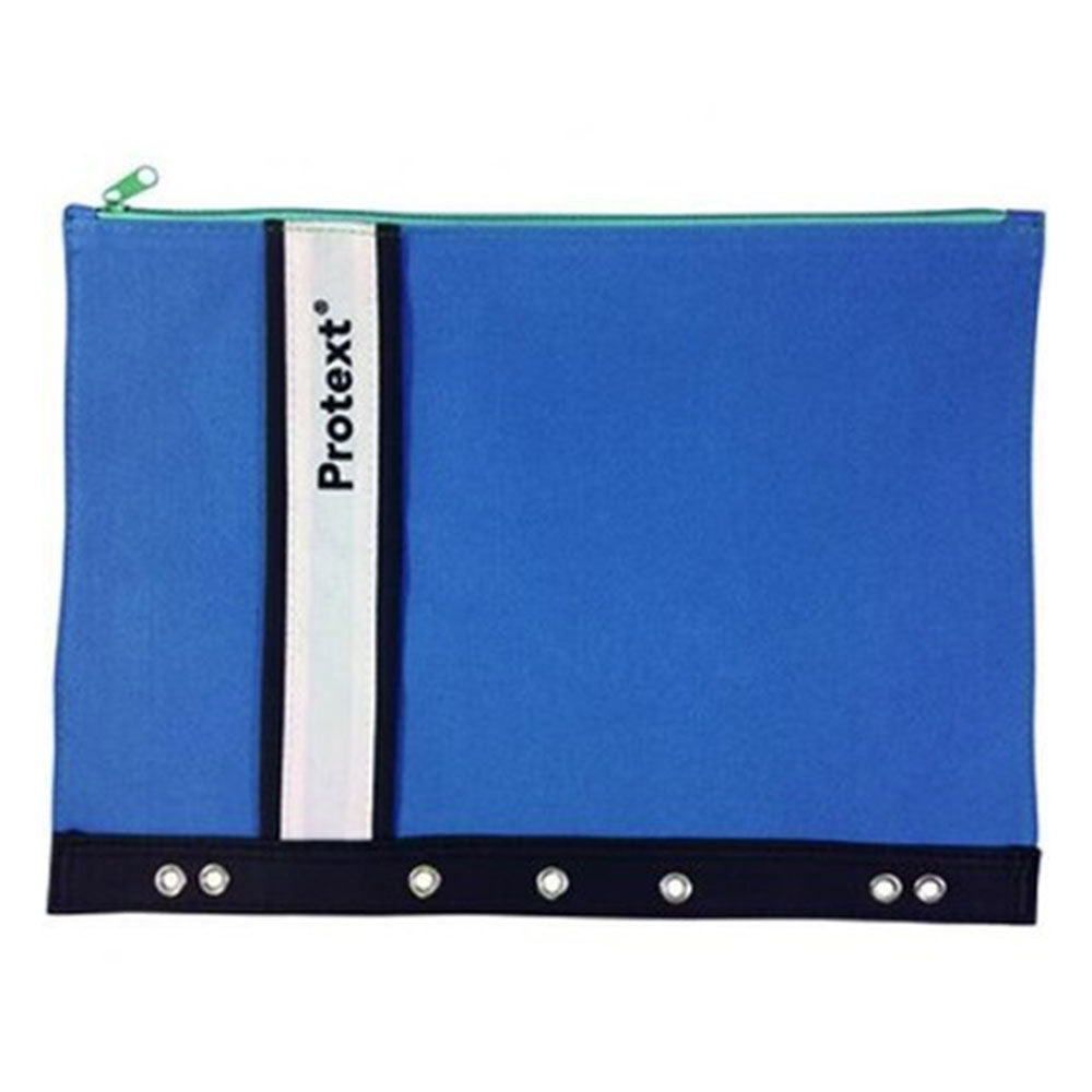 Protext A4 7 fori Binder Buddy Pencil Case con cerniera