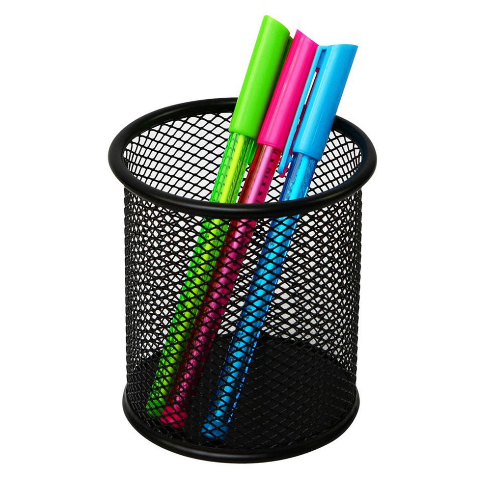 Italplast Mesh Pen and Pencil Holder (Black)