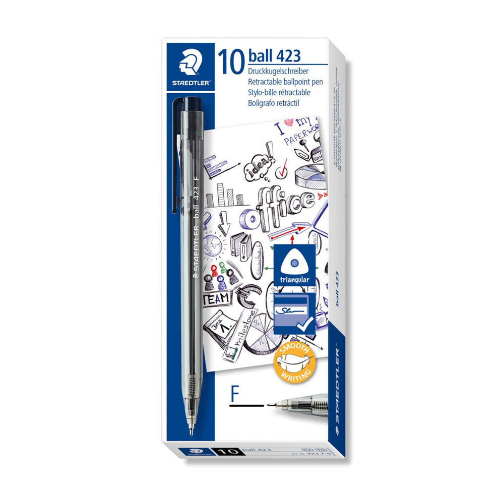 Staedtler 423 Fine Ballpoint Pen (Box of 10)