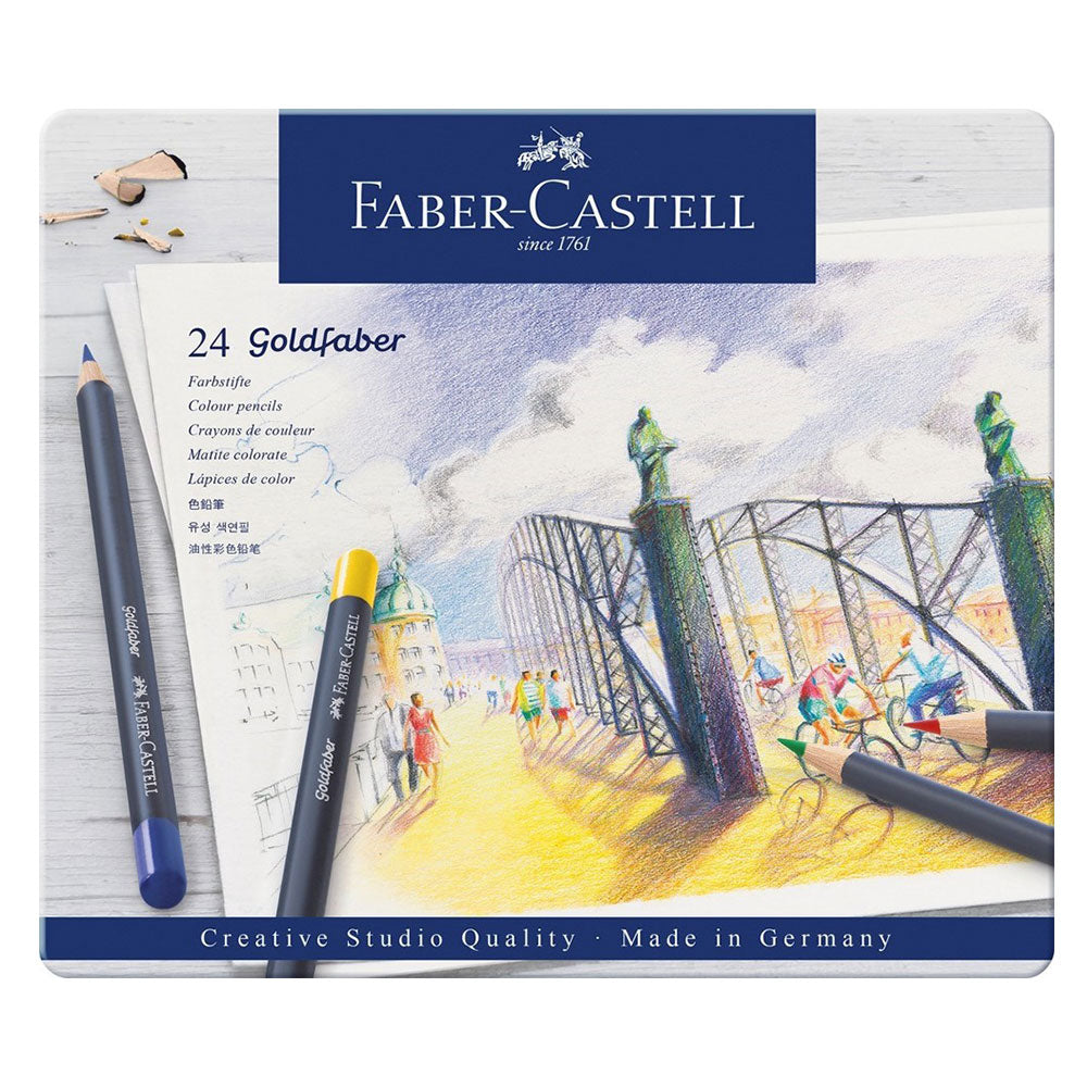 Faber-Castell Goldfaber Color Pencil i tin