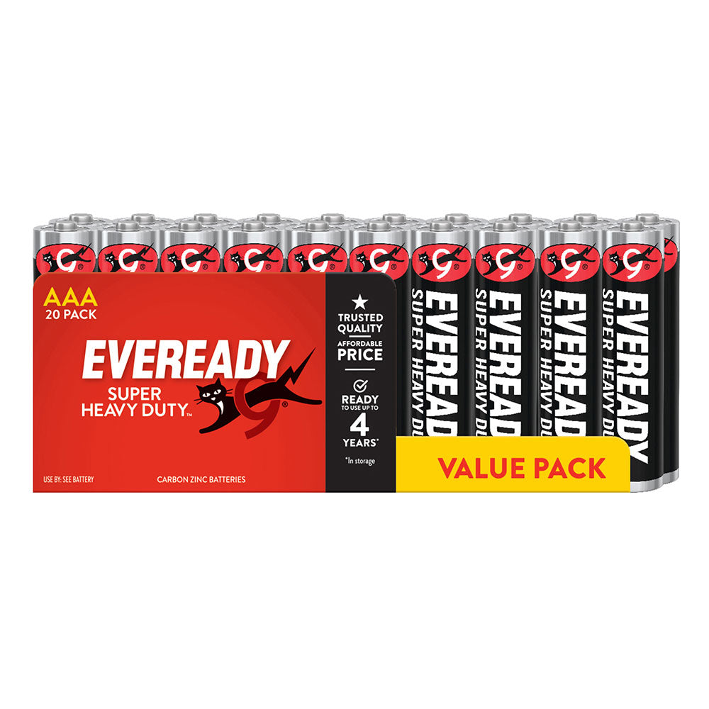 Batteria Eveready Super Heavy Duty 20pcs (Black)