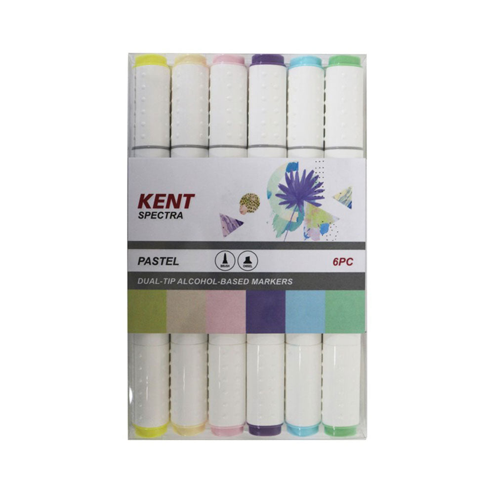 Kent Spectra Graphic Design Marker Set 6 st