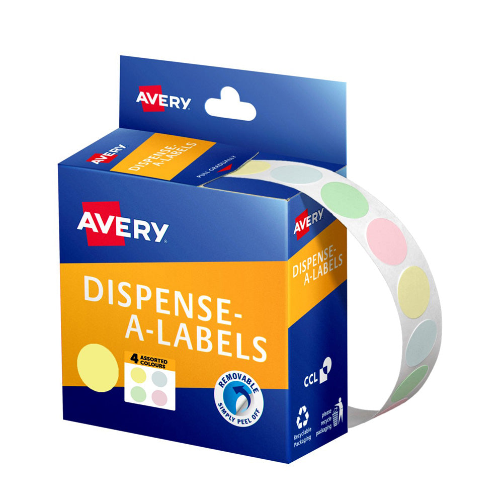 Adesivi a punta del distributore Avery