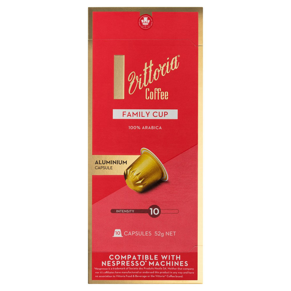 Vittoria Nespresso Caps de café compatibles 10