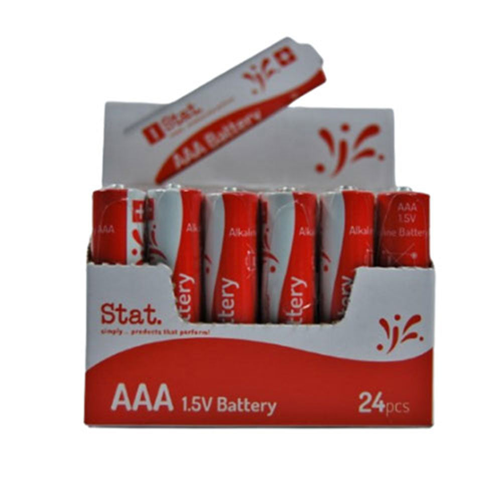 Stat alkalisk batteri (pakke af 24)