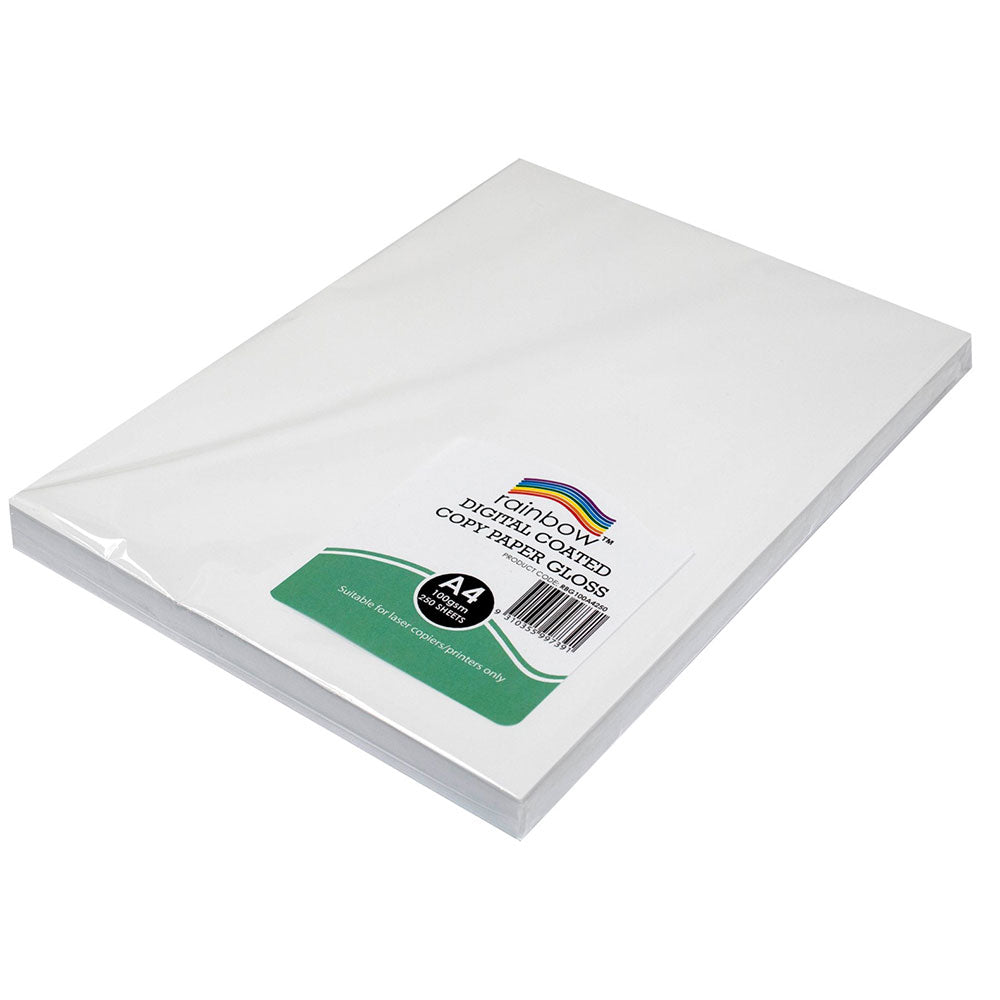 Regenbogen A4 Gloss Digital Copy Paper 250pk (weiß)