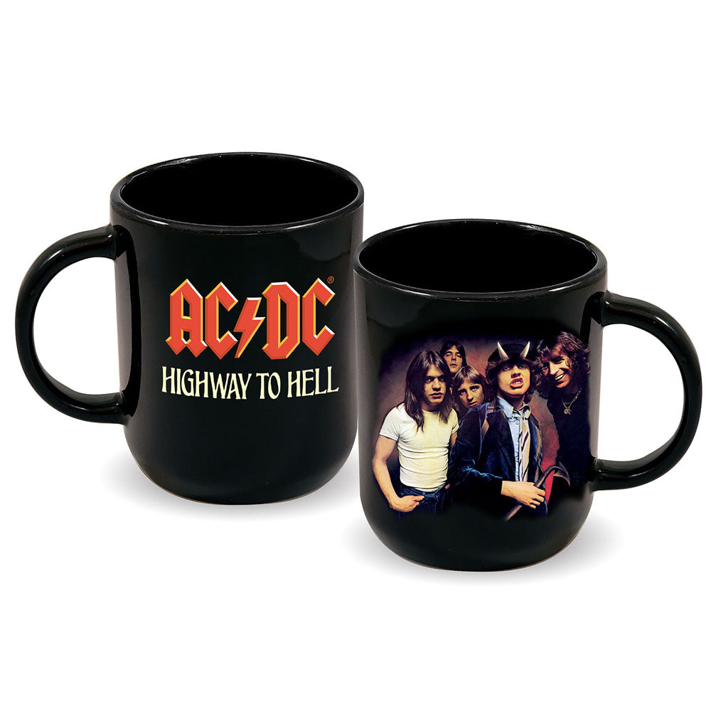 AC/DC Highway to Hell Cappuccino Ceramic Mug (Black)